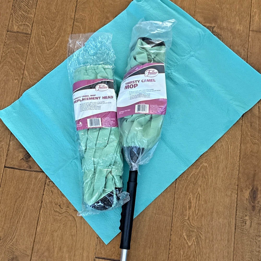 Fuller Brush Thirsty Camel Mop Set New Discontinued Head Shammy‎